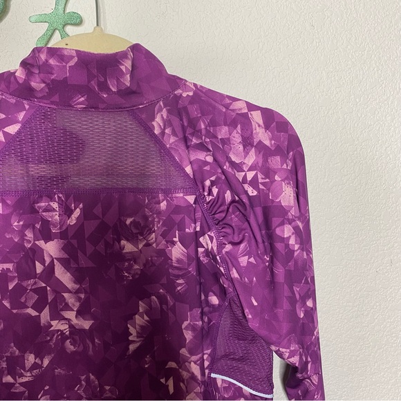 Reebok Purple Zip Up Light Running Jacket - Picture 5 of 9